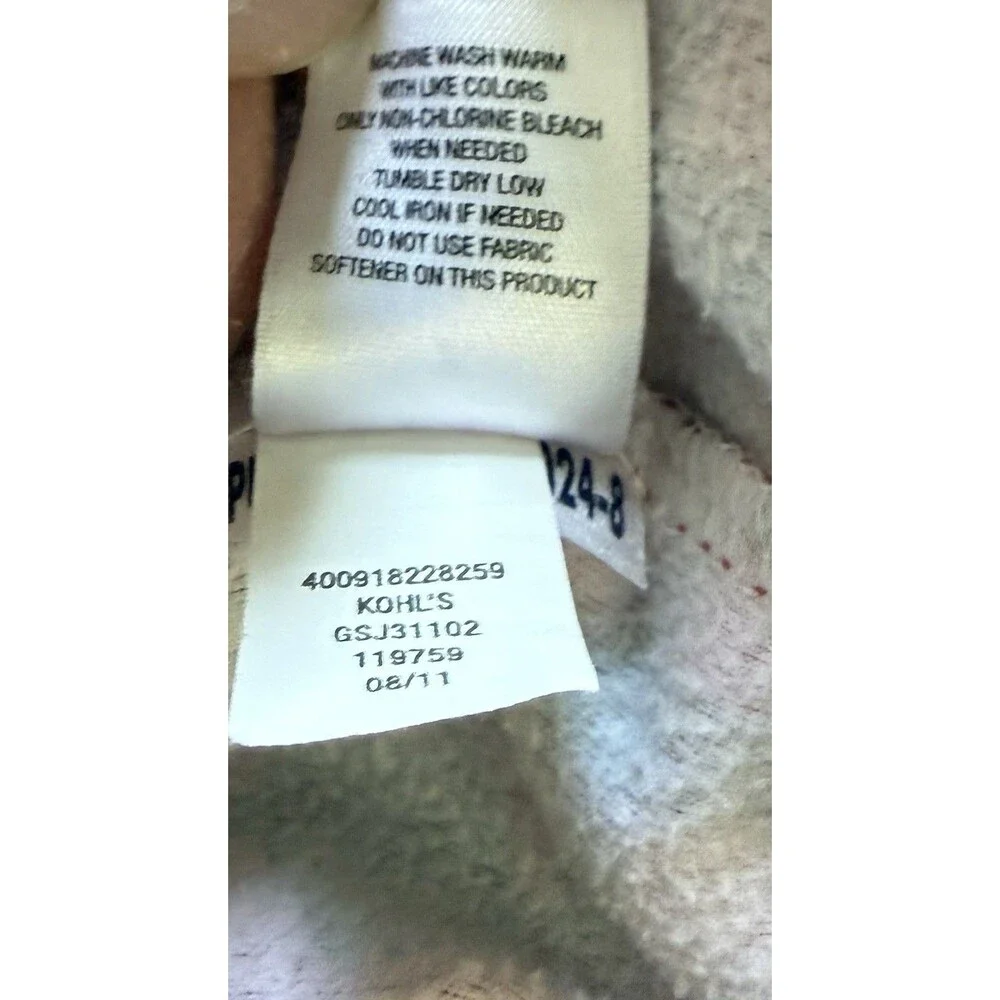 Girls Flannel Scottie dog Nightgown Size 7 Matching Doll nightgown